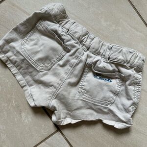 Girls Lacoste baby blue shorts  size 5/6 good condition